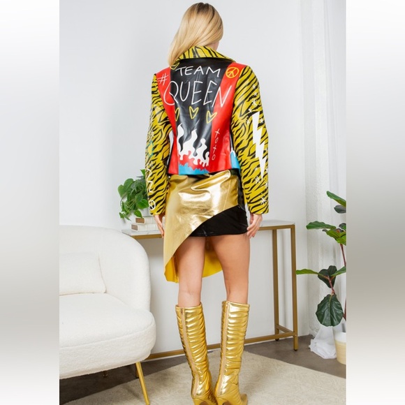 Fashion Faux Leather Jackets - Picture 3 of 6